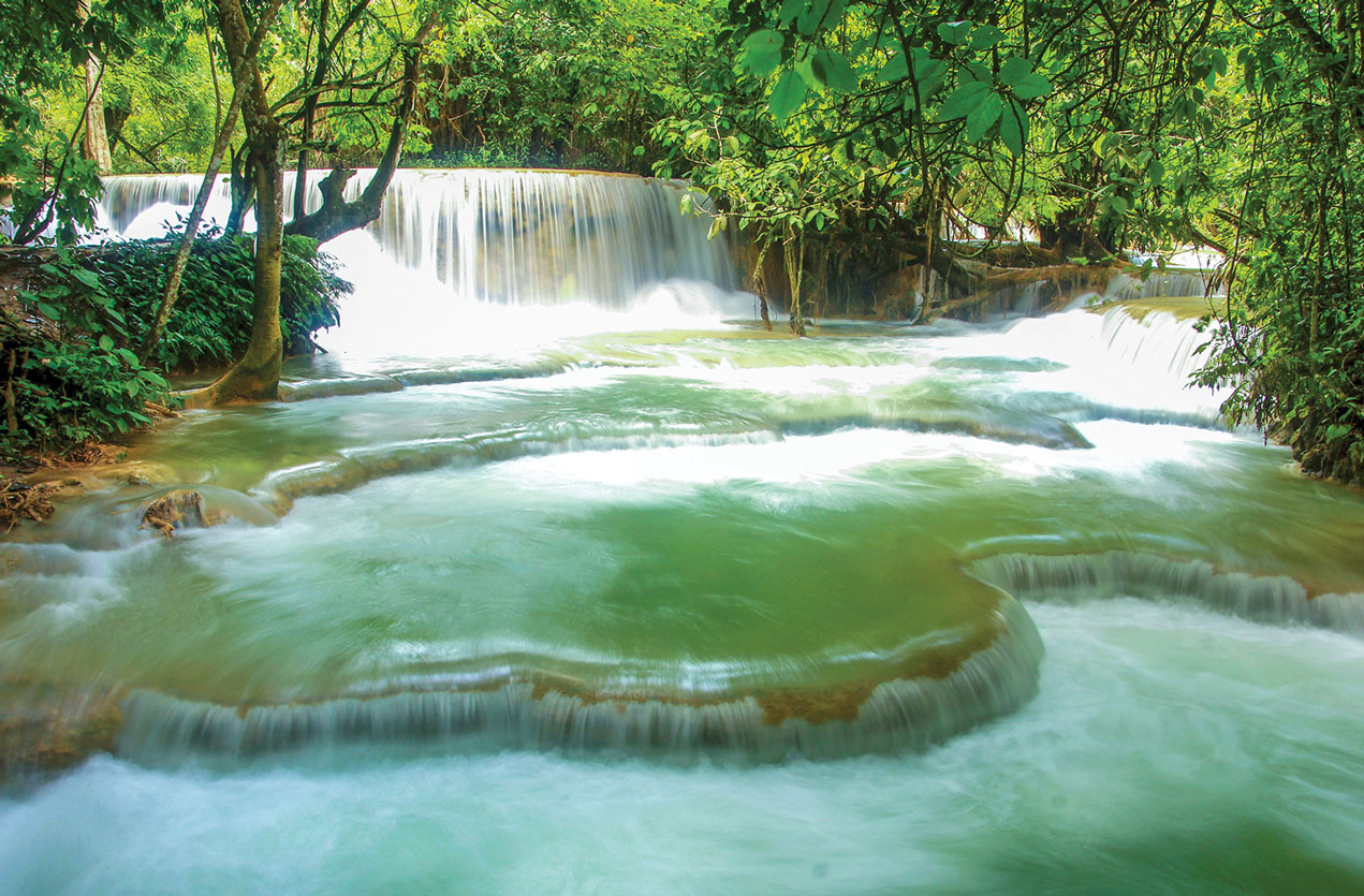 Waterfall in Laos